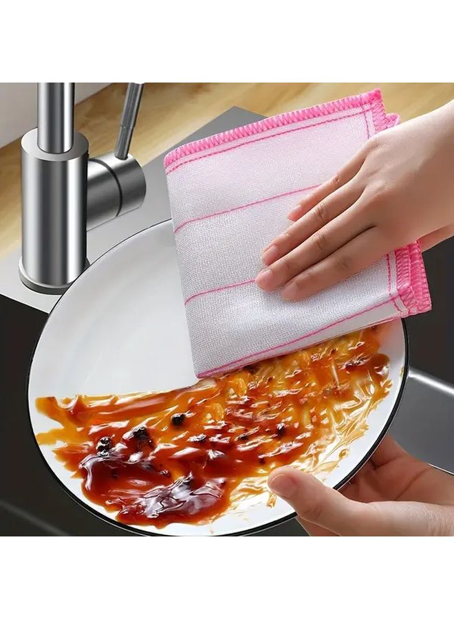 مناديل مطبخ سميكة فائقة الامتصاص قابلة لإعادة الاستخدام، قطعتان للمطبخ والحمام والهواء الطلق - Image 4